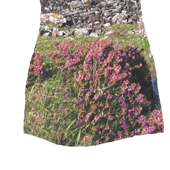 Meadow Rue Anthropologie Scotland Landscape Silk Dress - Picture 3 of 7